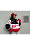 Red Unisex Parachute Fabric Oversize Digital Printed Black Windbreaker Raincoat Thin Jacket - 4