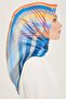 Abstract Patterned Twill Silk Scarf 24Ya9107 50 06 - 2