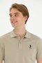Men's Khaki Polo Neck T-Shirt 50269835-Vr027 - 2