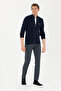 Men's Navy Blue Basic Knitwear Cardigan 50272132-Vr033 - 4