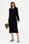 Women's Navy Blue Crew Neck Knitwear Dress 50277304 -Vr033 - 4