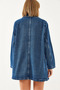 Women's Indigo Chain Denim Jacket 6033 60351073 - 6