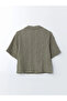 Lcw Vision Light Khaki Textured Women's Shirt - 2