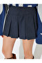 X Inji - Mini Pleated Button Detailed Short Skirt - 5