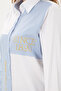 Women's Light Blue Long Sleeve Shirt 50291078 -Vr003 - 7