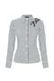 Striped Slim Fit Shirt - Embroidered and Waist Sitting - 7