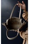 Women's Suet Large Size Shoulder Bag - 3