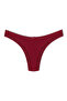 Cotton Front Leg Lace Detailed Brazilian Women's Panties