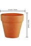 Red 50 Pcs Tiny Terracotta Pots - 1.3 inch Small Mini Clay Pots with Drainage Holes Flower Nursery T - 3