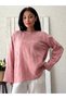 Powder Embroidered Casual Muslin Blouse