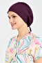 Lycra Doctor Nurse Surgical Cap Cook Cap Work Bandana, Plum - 3