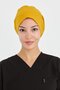 Lycra Doctor Nurse Surgical Cap Cook Cap Work Bandana, Saffron - 2