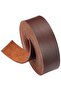 6.6FT 1 Inch Wide Double Sided Smooth Leather Strip Single Side Leather Strip for DIY Craft Projects - 8
