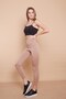 Thick Steel Fabric High Waist Leggings-Camel - 3