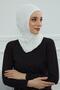 Hijab Bonnet, Tb-1, Cream - 3