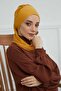 عمامة جاهزة من القطن الممشط، HT-96، HT-96، أصفر خردلي - 3