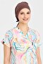 Lycra Doctor Nurse Surgical Cap Cook Cap Work Bandana, Chocolate Brown - 3