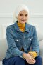 Flowy Combed Cotton Bonnet, B-25, Cream - 3