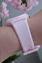 10 Atm Waterproof Silvery, Pink Girl's Wristwatch with Silicone Strap - 2