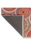Angel Collection Orange Colored Circles Patterned Woven Base Modern Decorative Carpet Melek15 - 4