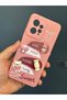 Redmi Note 12 Case Designed Patterned Camera Protected Rabbit Pink Soft Silicone Cover - 4