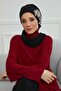 Chiffon Ready-Made Turban with Side Stone Flower Accessory,Ht-104,Ht-104,Black - 2