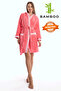 Bamboo Luxury Women's Antibacterial Hooded Bathrobe - 8