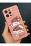 Redmi 12 Case Designed Patterned Camera Protected Rabbit Pink Soft Silicone Cover - 4
