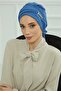 عمامة جاهزة مع إكسسوارات، أزرق، HT-93 - 2