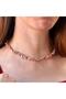 Rhodochrosite Stone Unshaped Necklace