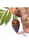 Faceted Tiger Eye Stone Pendulum - 3