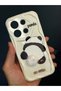 Redmi Note 13 4g Case Designed Patterned Camera Protected Silicone Cover with Panda White Tassels - 2