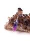 Purple Moire Agate Stone Pencil Necklace