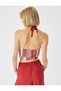 Crochet Bustier Halter Neck - 4