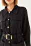 Women's Black Casual Cargo Jacket Mbms020 60501020 - 5