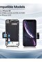 شاشة XR OLED أصلية 100% ممتازة لهاتف آيفون XR، شاشة LCD مع لوحة لمس رقمية مجمعة لـ iP - 7