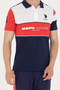 Navy Blue Polo Neck Men's T-shirt - 50263436 -vr033 - 6