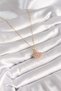 316L Steel Gold Color Chain Pink Zircon Stone Swan Model Women's Necklace - 2