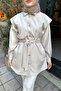Beige Lixa Trench Coat - Buttoned and Lined - 4