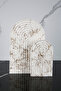 2 Piece Marble Patterned Concrete Presentation Set Service Presentation Tray - 2