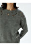 Openwork Oversize Sweater Knitwear Crew Neck Long Sleeve - 5