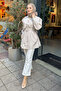 Beige Lixa Trench Coat - Buttoned and Lined - 3