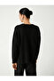 Soft Textured Long Sleeve Basic V-Neck Oversized Knitwear Chenille Sweater - 4