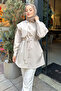 Beige Lixa Trench Coat - Buttoned and Lined - 2