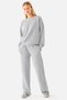Nina Cotton Basic Gray Sweatshirt - 5