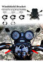 Motorcycle Windshield Mount Kit Bracket Adjustable Universal Windscreen Fairing For Street Bike W... - 8