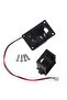 ABS Plastic 9V Battery Holder Case Box with Cable Screws Stringed Instruments Part Accessory for ... - 4