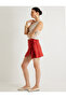 X Melis Ağazat - Double-Breasted Mini Skirt with Side Tie Textured, Textured , Slim Fit
