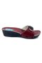 Women's Minelli Minelli Heeled Gel Red Slippers - 2