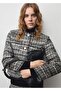 Metal buttoned tweed jacket - 6